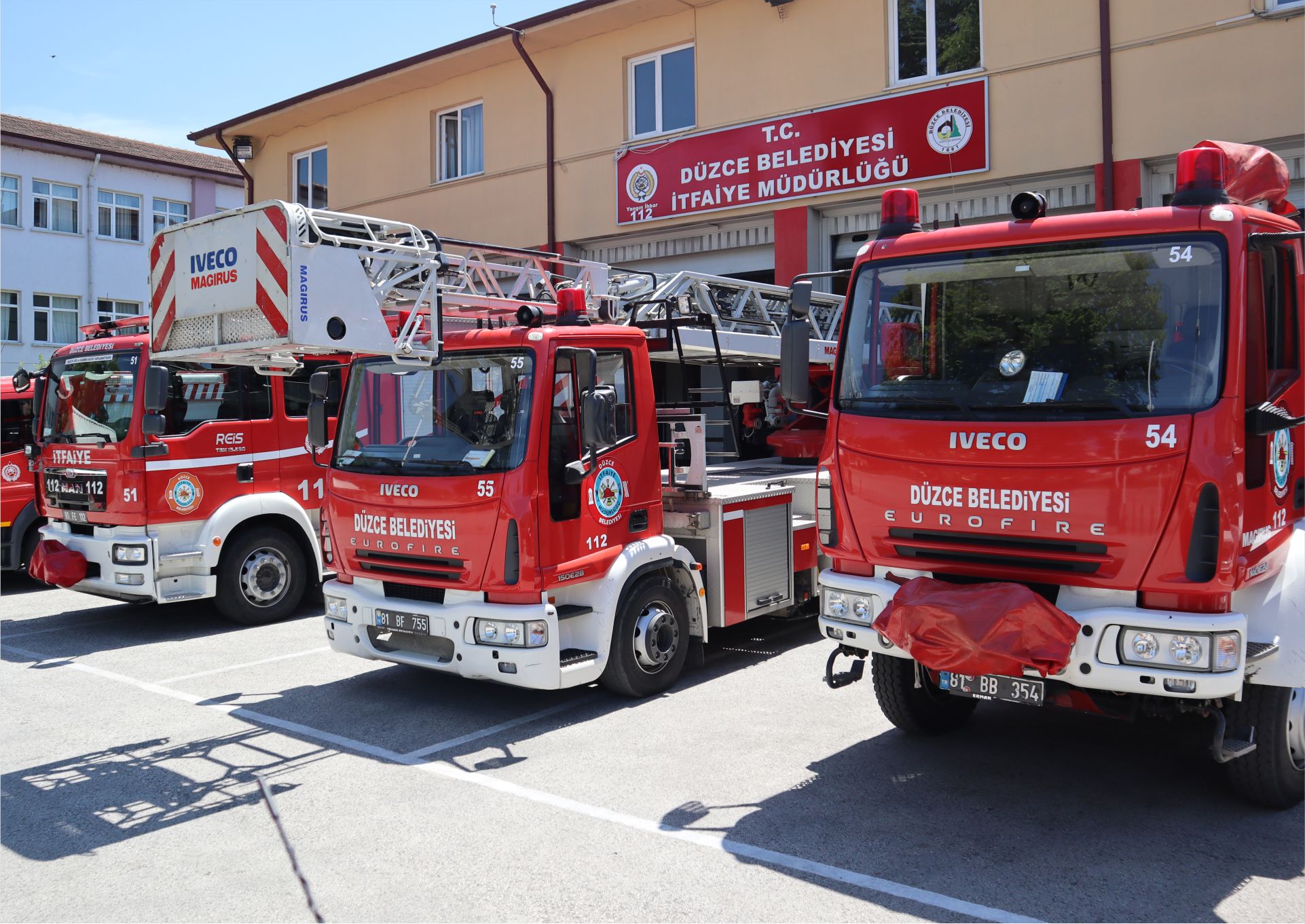 YENİ İTFAİYE ARAÇLARI